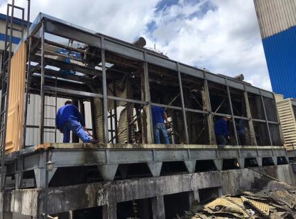 冷卻塔填料如何換？