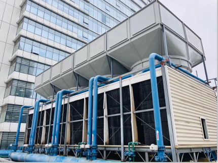 200噸橫流冷卻塔5米處測得噪音52分貝，問鼎整個行業(yè)誰能做到！